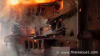 Firefighters forced to withdraw due to fire conditions at Conn. blaze