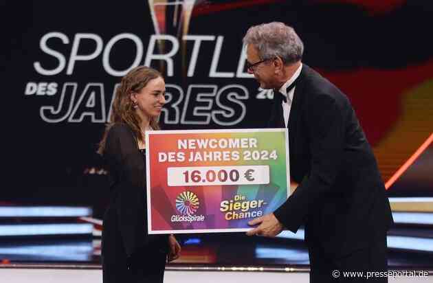 GlücksSpirale-Zusatzlotterie "Die Sieger-Chance" kürt Synchron-Schwimmerin Klara Bleyer zum Newcomer des Jahres