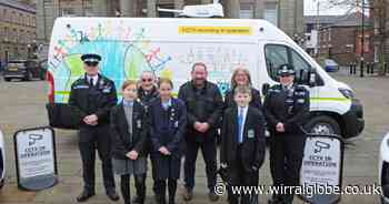 Children unveil new vehicle to tackle crime and anti-social behaviour