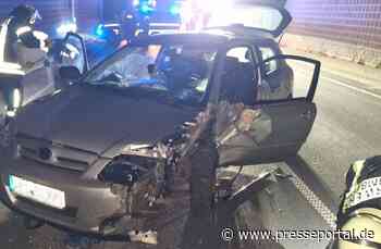 FW-Schermbeck: Unfall und auslaufende Betriebsmittel