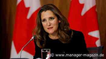 Chrystia Freeland: Kanadas Finanzministerin tritt zurück nach Uneinigkeit mit Justin Trudeau über Haushaltsplan