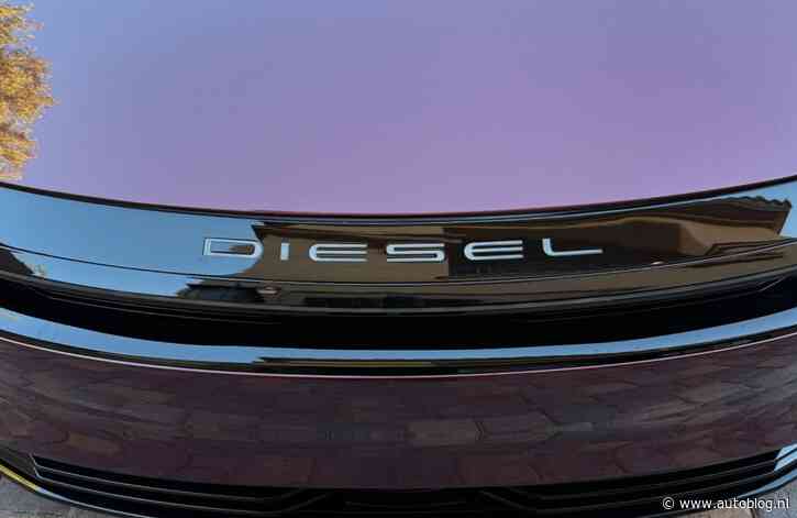 Haha: elektrische auto heeft ‘diesel’ als naamplaatje
