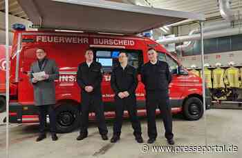 FW Burscheid: Neues Einsatzfahrzeug für die Burscheider Feuerwehr