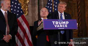 Trump and SoftBank CEO Announce $100 Billion Investment in US Projects