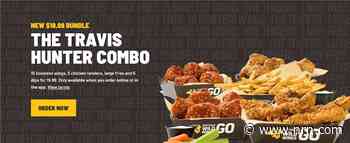 Buffalo Wild Wings celebrates Heisman Trophy winner Travis Hunter with a combo meal in his honor