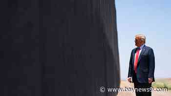 Trump calls on Biden to stop selling unused border wall pieces