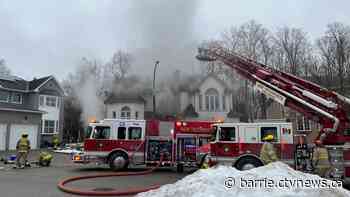 Woman escapes house fire with baby in Alliston
