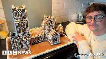 Baker creates gingerbread model of Ely Cathedral