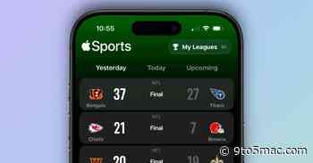 Apple Sports app gets four new features, including Live Activity scheduling