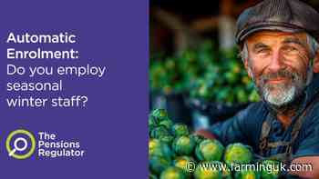 Farms hiring seasonal workers reminded of pension duties