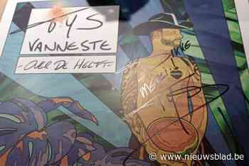 Via lotjesverkoop maak je kans op gesigneerd album Tijs Vanneste