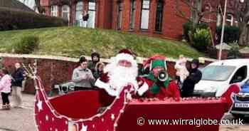 Wirral Santa sleigh pull raises thousands for children with cancer