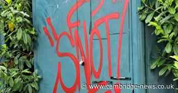 Graffiti 'vandal' daubes the word 'snot' 57 times during wrecking spree of Cambridgeshire town