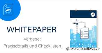 Vergabe - Thema eines neuen Whitepapers von ORCA