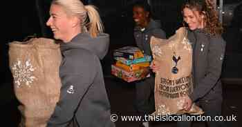 Enfield-raised England star among Spurs players delivering Christmas gifts