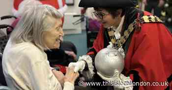 Mayor turns on the lights at 'biggest Christmas tree we've ever had'
