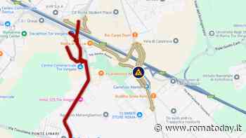 C'è da rifare la strada, traffico in tilt a Tor Vergata. Ecco quanto dureranno i cantieri