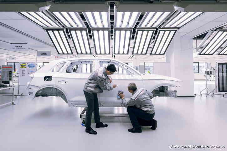 Neues Audi-Werk in China startet E-Auto-Produktion