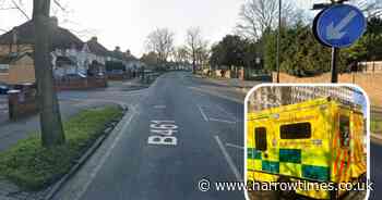 Child rushed to hospital after crash in Edgware