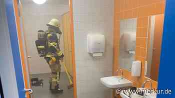 Brand in Karlsfelder Schultoilette