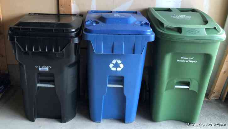 Calgarians with Wednesday cart collection to see holiday changes