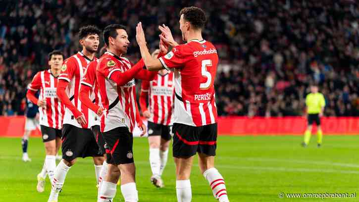 PSV bekert verder na klinkende zege op Koninklijke HFC: 8-0