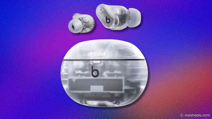 Enjoy your favorite tunes with a pair of discounted clear Beats Studio Buds+