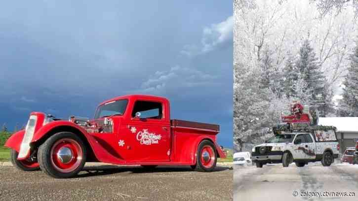 Holiday trucks spread Christmas cheer across southern Alberta