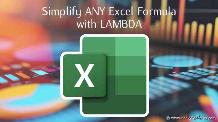 Say Goodbye to Formula Errors : Excel LAMBDA Custom Functions Guide