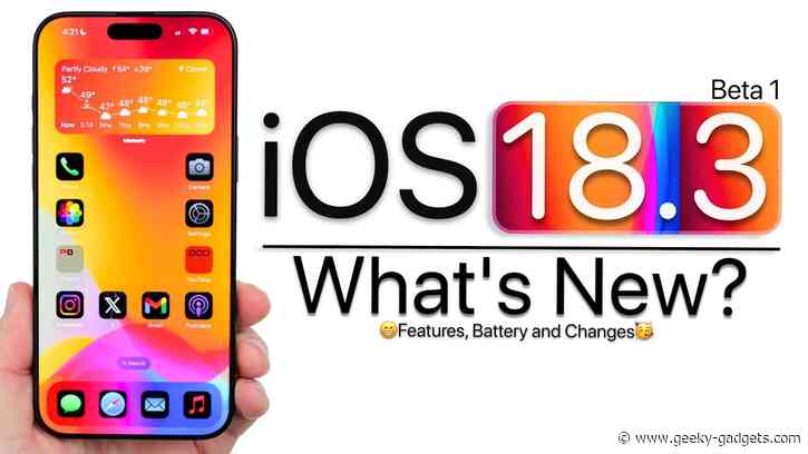 iOS 18.3 Beta 1 Just Dropped: Unveiling the Hidden Upgrades