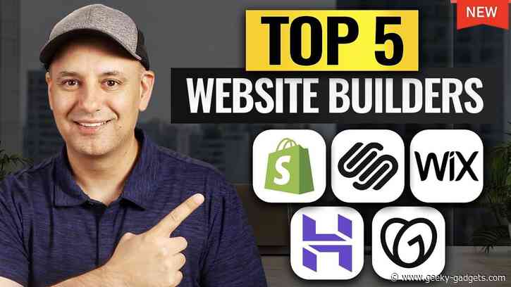 5 Website Builders That Make Creating a Site Effortless for Beginners in 2025
