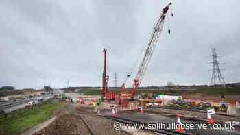 HS2 motorway works completed to prepare for new M42 ?twin box? build