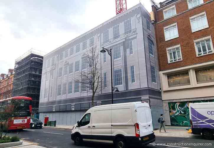 Stunning site wrap unveiled on Sloane Street