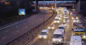 Live: M5 closure as vehicle sheds load