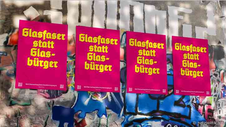 Gegen digitale Spaltung: Glasfaser statt gläserne Bürger