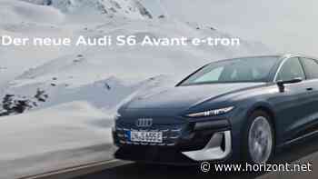 Scholz &amp; Friends: Audi fährt mit dem S6 Avant e-tron durch den Schnee