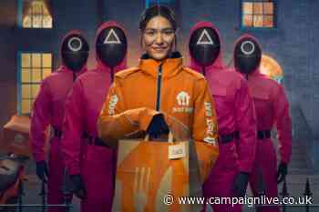 Just Eat ties up with Squid Game in campaign showing customers as players
