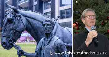 Royal sculptor unveils new statue marking north London's canal heritage