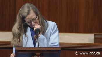 U.S. representative fighting neurological disease uses AI voice to say goodbye to Congress