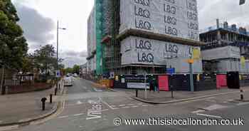 Plumstead roads shut after man hit by item from lift shaft
