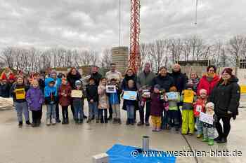 Große Vorfreude bei Grundsteinlegung fürs Betreuungsgebäude Dörenhagen