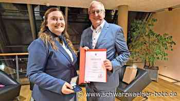 Ehrennadel der Stadt: Nagold hat eine Doppelweltmeisterin