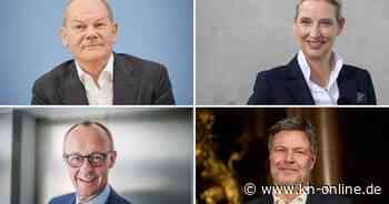 Ärger um TV-Duelle im Bundestagswahlkampf: Scholz, Merz und Habeck im Konflikt