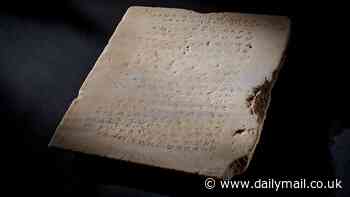 Oldest tablet with Moses' Ten Commandments to go on sale in NYC