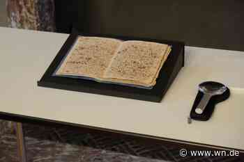 Einzigartiges Droste-Manuskript kehrt nach Münster zurück