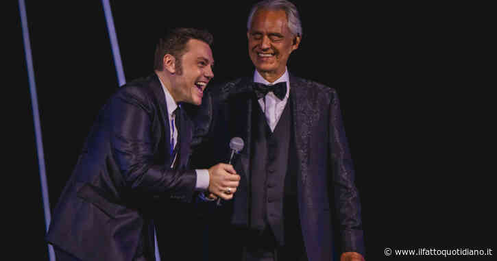 Tiziano Ferro, Josè Carreras e Laura Pausini alla grande festa di Andrea Bocelli per i 30 anni di carriera: ecco cosa accadrà stasera su Canale 5