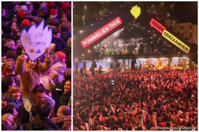 Fans Pommelien Thijs schreeuwen longen uit hun lijf tijdens eerste avond De Warmste Week: “Weinig plekken met zo’n enthousiast publiek”