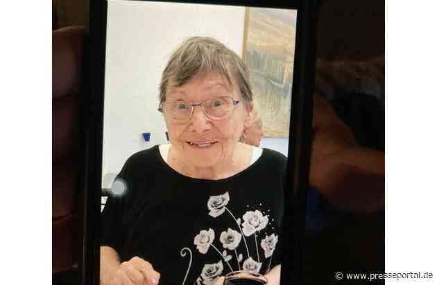 POL-HG: +++86-jährige Ingeborg Rebollo wird vermisst+++ Polizei bittet um Hinweise