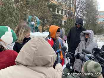 Rally for the Unhoused calls for immediate change in Saskatoon