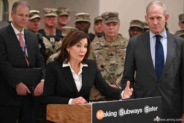 Hochul to add 250 National Guard troops to NYC subways